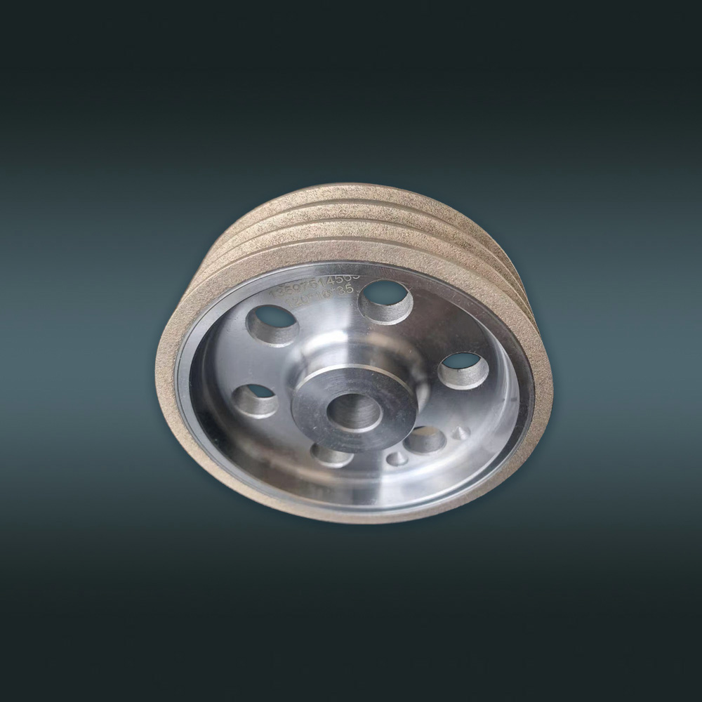 Metal Bond Diamond Grinding Wheel for Chamfering Semiconductor Silicon Wafers