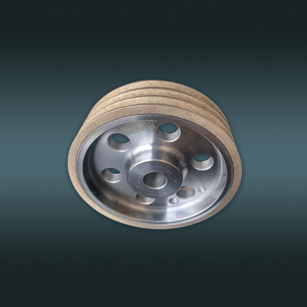 Metal Bond Diamond Grinding Wheel for Chamfering Semiconductor Silicon Wafers