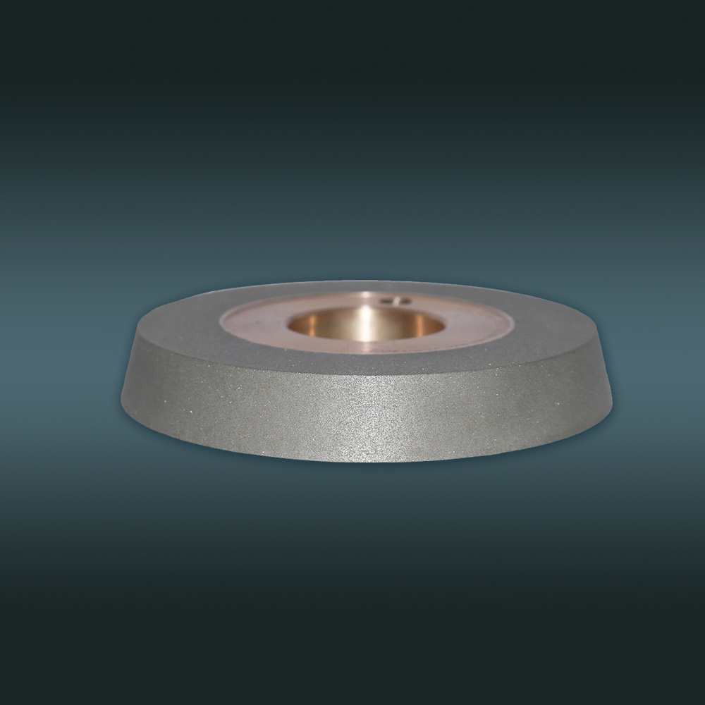 Bronze bond diamond grinding wheel for hard alloy slotting